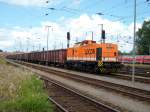 V100 �ber das Wochenende in Stralsund abgestellt war LOCON 209 mit ihren Zug.