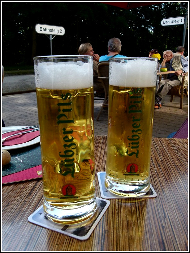 ... und dazu ein k�hles Blondes. 25.09.2011 (Jeanny)