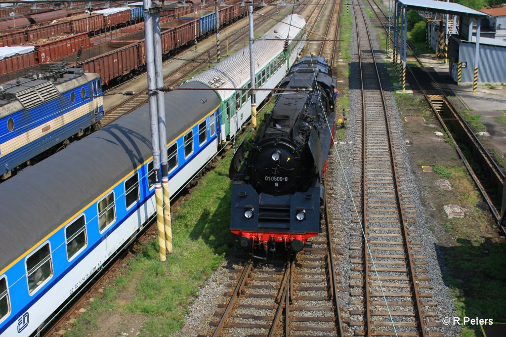 01 509-8 beim Umsetzten in Chep. 21.05.11