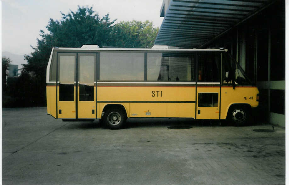 (014'705) - STI Thun - Nr. 41/BE 443'241 - Mercedes/Auw�rter am 17. August 1996 in Thun, Garage