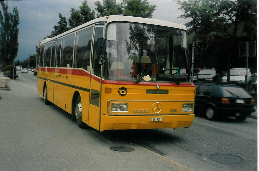 (014'729) - Rattin, Schaffhausen - Nr. 17/SH 917 - Mercedes/Barbi am 24. August 1996 bei der Schifflndte Thun