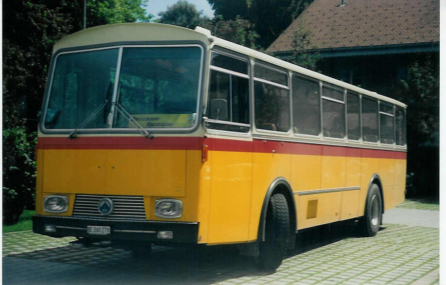 (014'903) - Tritten, Zweisimmen - BE 260'278 - Saurer/Tscher am 29. August 1996 in Thun, Scherzligen/Schadau