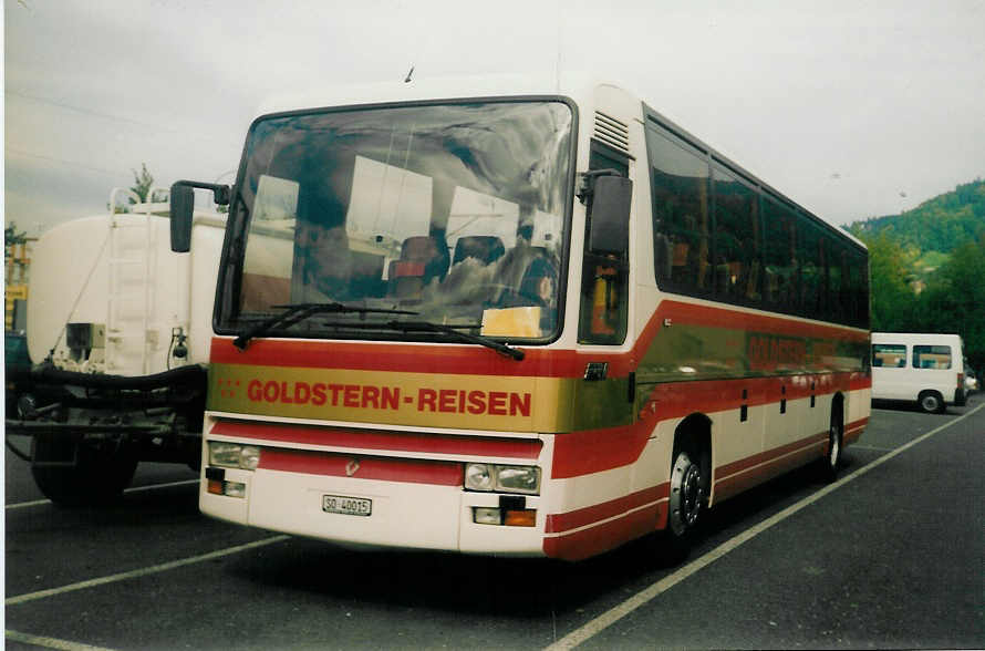 (015'304) - Goldstern, Oberg�sgen - SO 40'015 - Renault am 27. September 1996 in Thun, Seestrasse