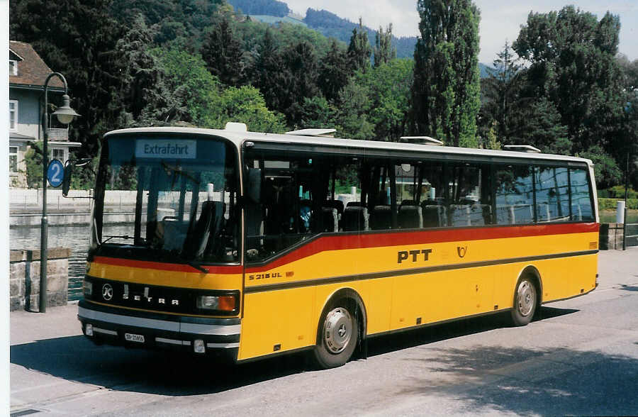 (025'004) - Wyss, Boningen - SO 21'616 - Setra am 26. Juli 1998 bei der Schifflndte Thun