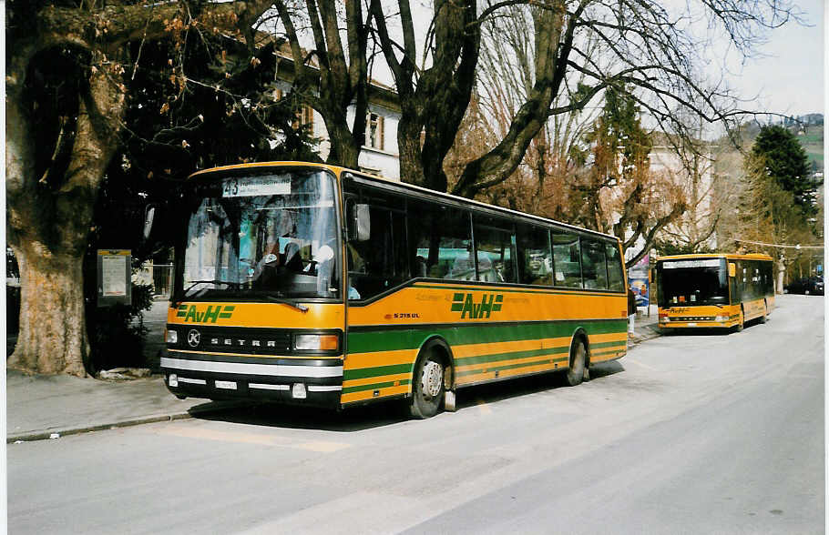 (029'836) - AvH Heimenschwand - Nr. 7/BE 363'613 - Setra am 3. M�rz 1999 in Thun, Aarefeld