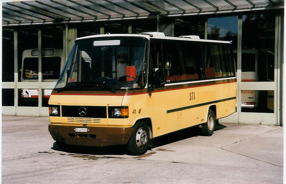 (031'929) - STI Thun - Nr. 41/BE 443'241 - Mercedes/Auw�rter am 9. Juni 1999 in Thun, Garage