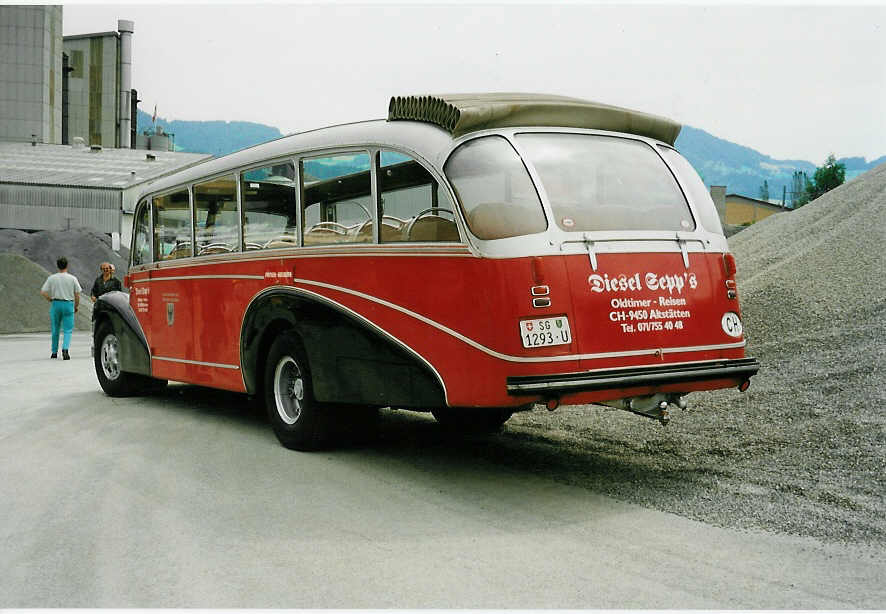 (032'416) - Wespe, Altst�tten - Nr. 12/SG 1293 U - FBW/R&J (ex AFA Adelboden Nr. 12) am 26. Juni 1999 in Hinwil, AMP