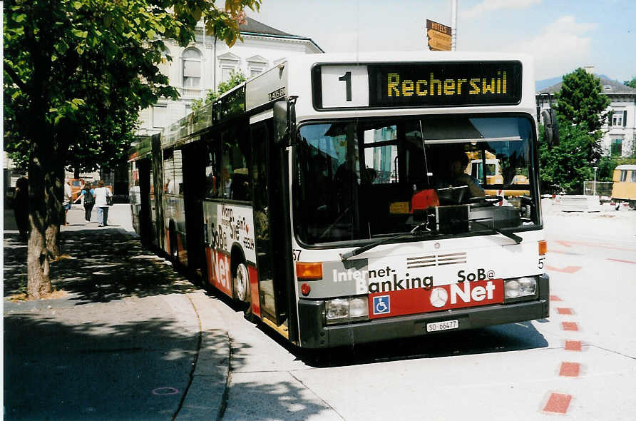 (033'101) - BSU Solothurn - Nr. 57/SO 66'477 - Mercedes am 5. Juli 1999 in Solothurn, Amthausplatz
