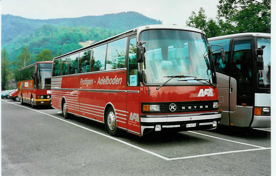 (034'936) - AFA Adelboden - Nr. 23/BE 26'773 - Setra am 29. Juli 1999 in Thun, Seestrasse