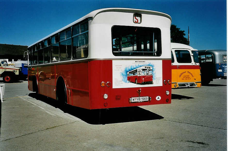 (041'032) - Aus Oesterreich: Trunkat, Wien - W VB 1969 - Gr�f&Stift (ex Wiener Verkehrsbetriebe) am 18. Juni 2000 in Hinwil, AMP