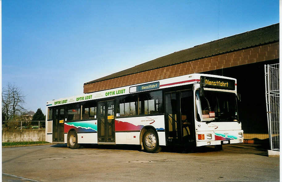 (045'433) - ASm Langenthal - Nr. 12/BE 241'707 - MAN am 31. Mrz 2001 in Btzberg, Landi