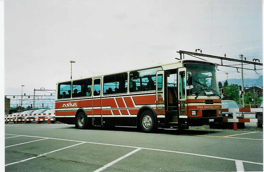 (046'616) - ASKA Aeschi - Nr. 8/BE 82'923 - Volvo/Lauber am 17. Mai 2001 in Thun, CarTerminal