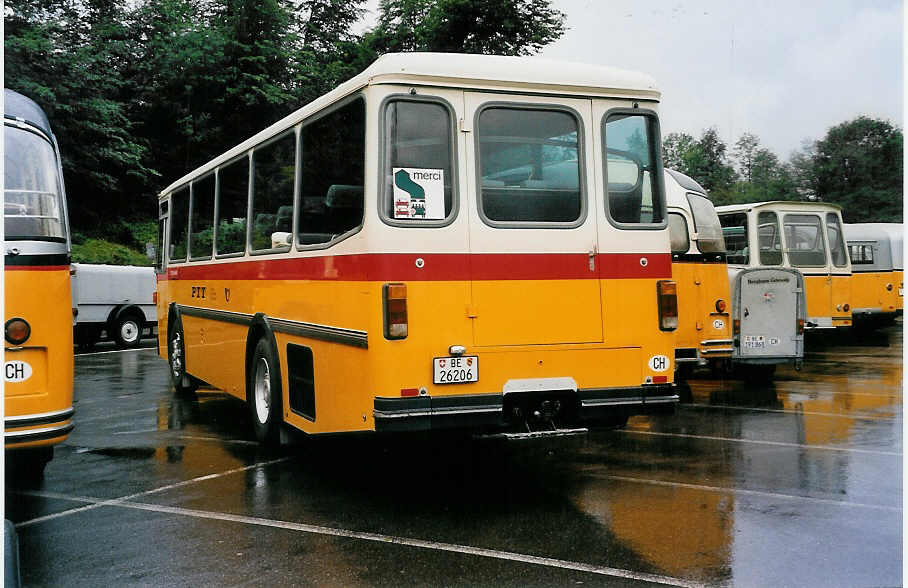 (047'121) - Schmid, Th�rishaus - BE 26'206 - Saurer/T�scher (ex P 24'244) am 10. Juni 2001 in Ballenberg, West