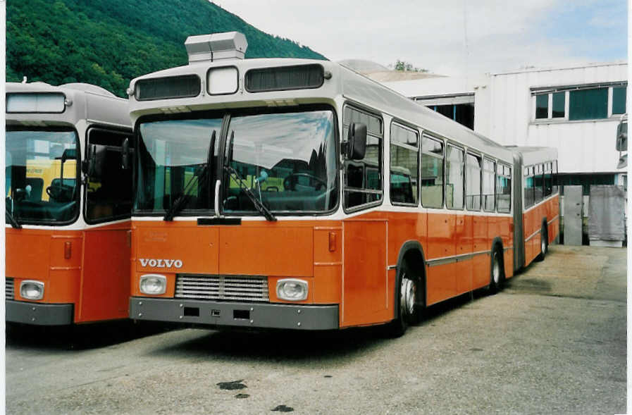 (047'934) - TPG Gen�ve - Nr. 168 - Volvo/R&J am 14. Juli 2001 in Biel, BTR