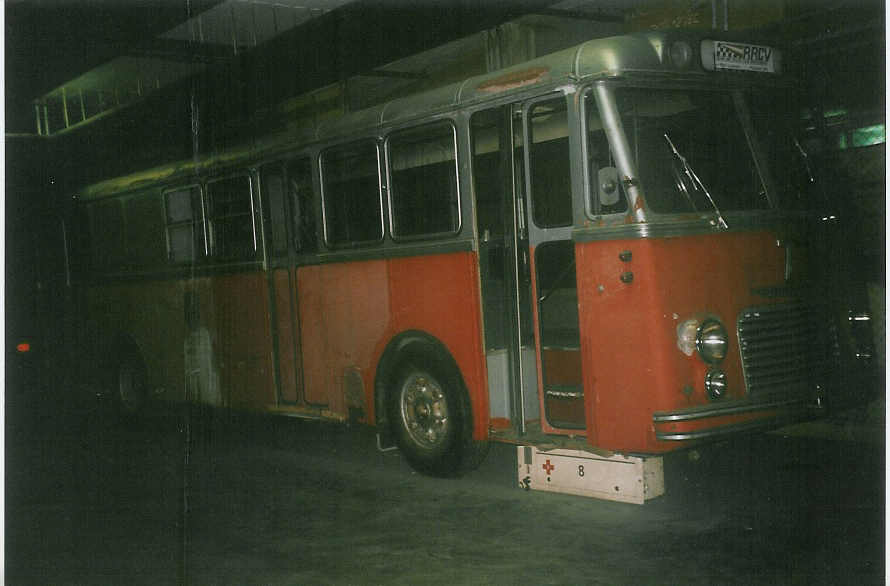 (048'606) - VW Winterthur - Nr. 7 - Mowag/FFA (ex RRCV, A-Lustenau; ex VW Winterthur Nr. 7) am 18. Juli 2001 in Winterthur, Depot Gr�zefeld