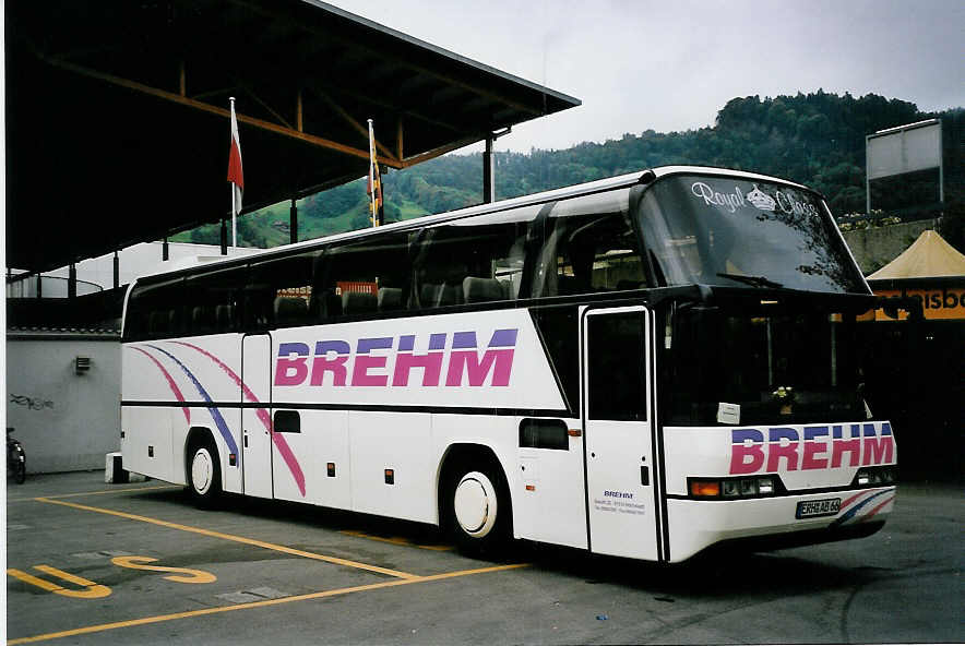 (053'415) - Aus Deutschland: Brehm, H�chstadt - ERH-AB 66 - Neoplan am 19. Mai 2002 in Thun, Grabengut