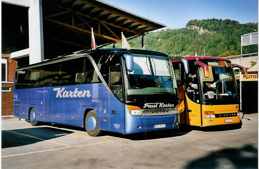 (053'537) - Aus Deutschland: K�rten, Ahaus - BOR-PK 341 - Setra am 31. Mai 2002 in Thun, Grabengut