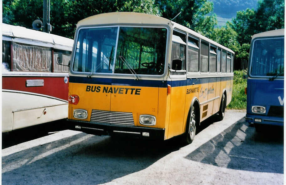 (053'932) - von Arx, Cergnat - Saurer/Tscher (ex Busset, Vers-l'Eglise; ex Perrodin-Mtral, Le Chble; ex P 24'619) am 22. Juni 2002 in Aigle, Saurertreffen