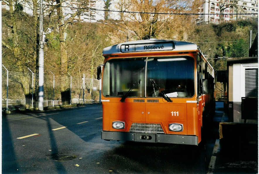 (058'232) - TPG Genve (AGMT) - Nr. 111 - FBW/Hess am 1. Januar 2003 in Genve, Dpt