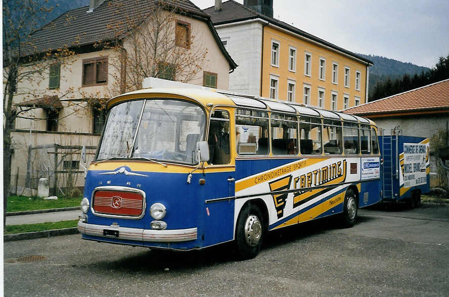 (060'009) - Cartiming, Neuch�tel - Setra am 21. April 2003 in Villeret