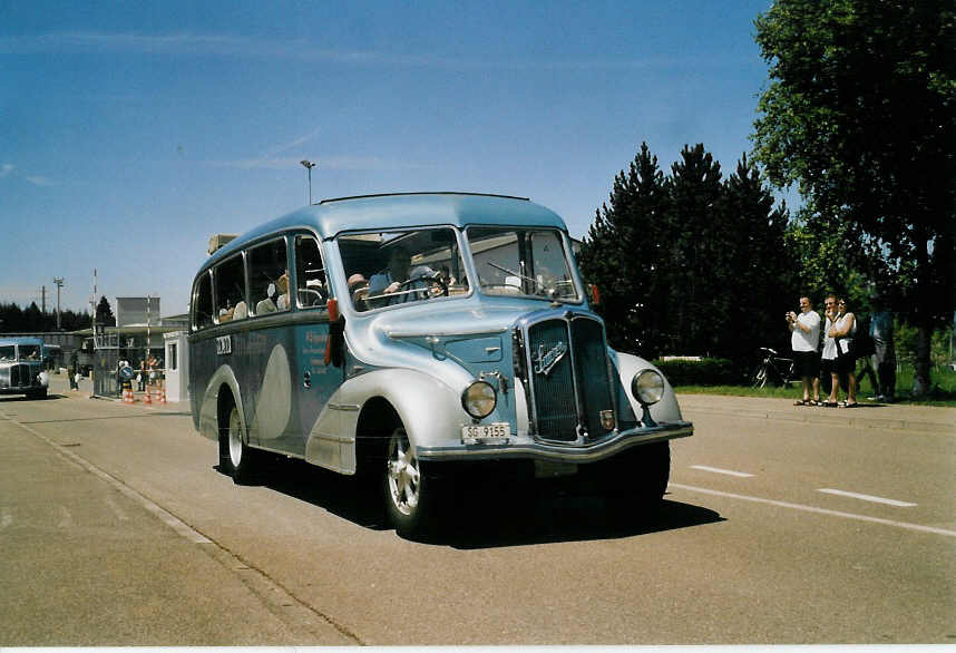 (060'928) - Schneider, Ermenswil - SG 9155 - Saurer/Lauber am 21. Juni 2003 in Hinwil, AMP