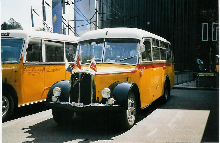 (061'435) - Suter, Savi�se - VS 6045 - Saurer/Lauber (ex Humbert-Droz, Ligni�res; ex P 21'016; ex Pache+Helfer, Colombier) am 13. Juli 2003 in Luzern, Verkehrshaus