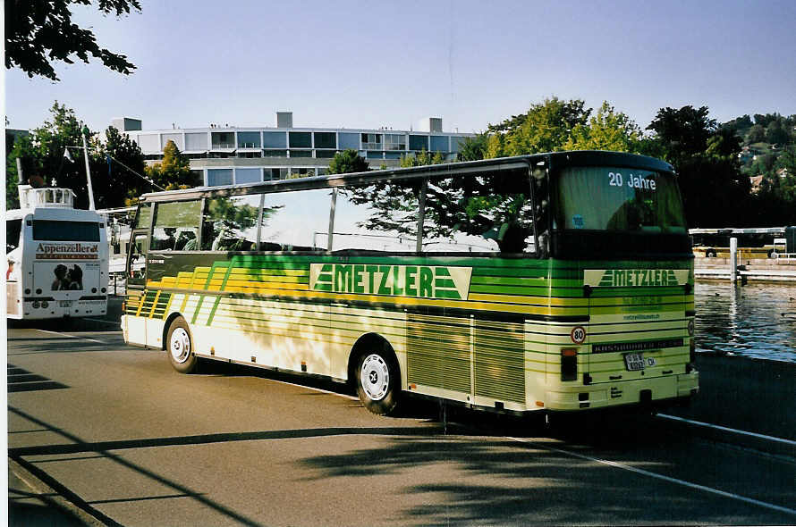 (062'715) - Metzler, Oberuzwil - SG 83'262 - Setra (ex W�thrich, Liestal) am 22. August 2003 bei der Schiffl�ndte Thun