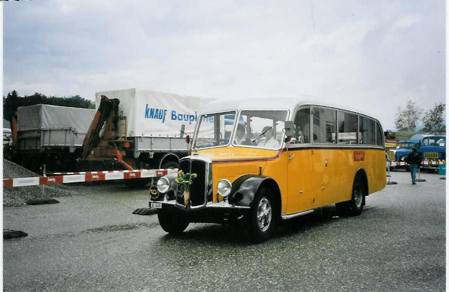 (063'013) - Frey, Giebenach - BL 6430 - Saurer/Lauber (ex Odiet, Pleigne) am 30. August 2003 in Niederbipp, Saurertreffen