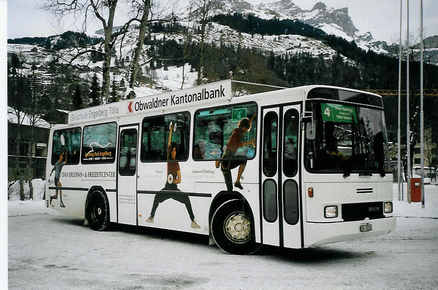 (064'811) - EAB Engelberg - OW 10'265 - NAW/Hess (ex RTB Altst�tten Nr. 49) am 27. Dezember 2003 in Engelberg, Talstation Titlis