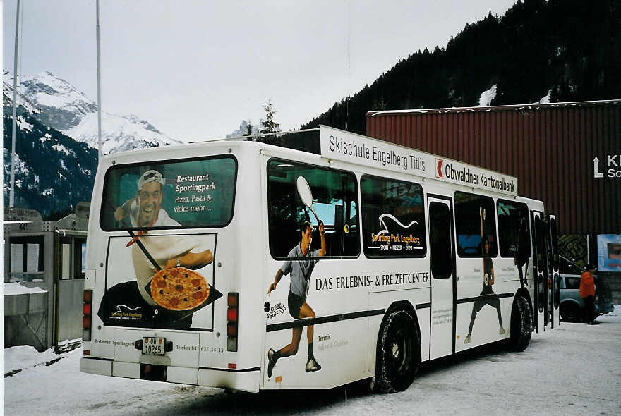 (064'813) - EAB Engelberg - OW 10'265 - NAW/Hess (ex RTB Altst�tten Nr. 49) am 27. Dezember 2003 in Engelberg, Talstation Titlis