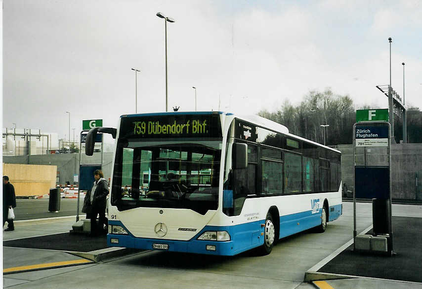 (065'501) - Welti-Furrer, Zrich - Nr. 91/ZH 661'191 - Mercedes am 16. Februar 2004 in Zrich, Flughafen