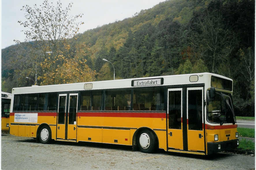 (072'518) - Geissmann, H�gglingen - MAN am 6. November 2004 in Biel, BTR