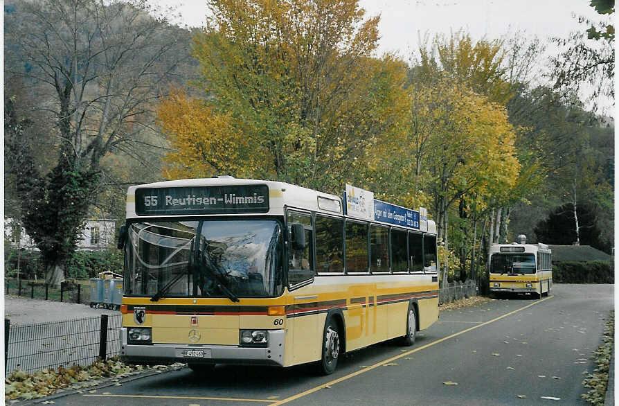 (072'620) - STI Thun - Nr. 60/BE 452'460 - Mercedes/R&J am 14. November 2004 bei der Schifflndte Thun