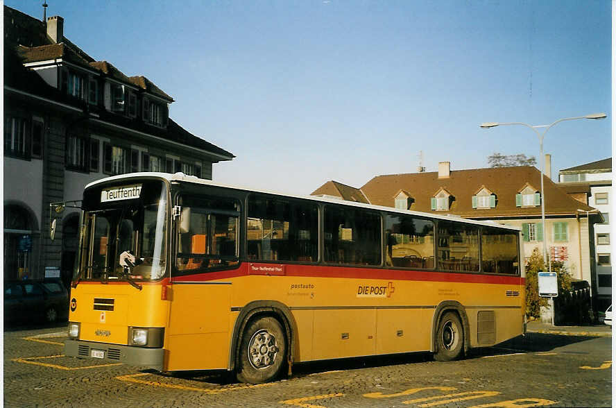 (072'622) - Burri, Teuffenthal - BE 60'582 - NAW/R&J am 15. November 2004 beim Bahnhof Thun