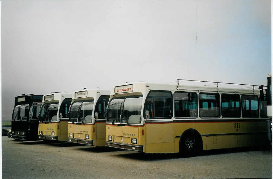 (073'208) - STI Thun - Nr. 56 - Saurer/R&J am 12. Dezember 2004 in Belp, ABAG