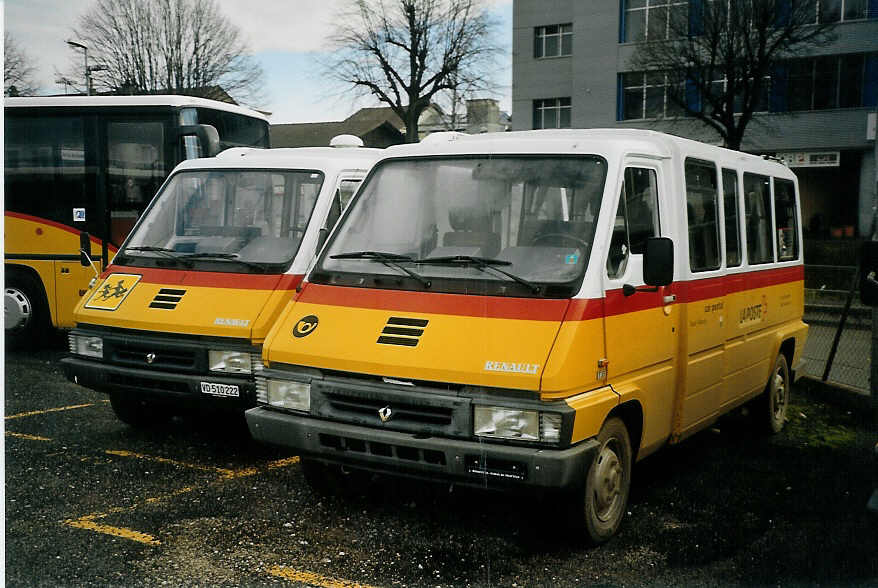 (073'608) - Chautems, Champvent - Renault am 1. Januar 2005 in Yverdon, Postgarage