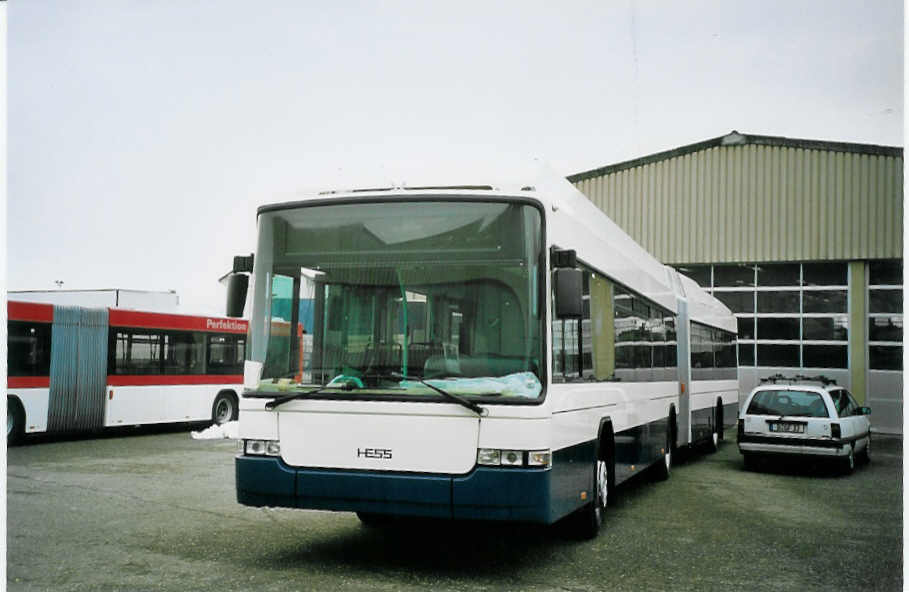 (074'825) - TPG Gen�ve - Nr. 738 - Hess/Hess Gelenktrolleybus am 22. Februar 2005 in Bellach, Hess