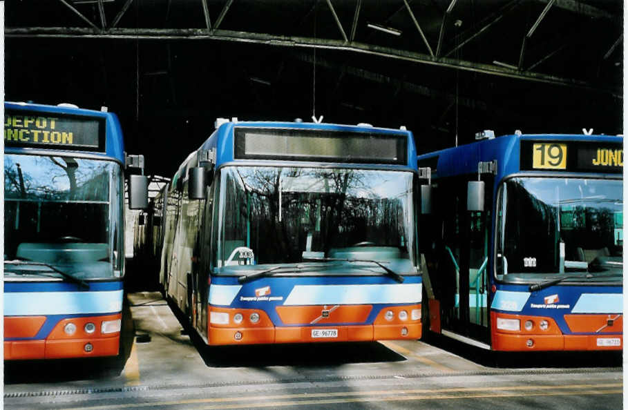 (075'023) - TPG Gen�ve - Nr. 388/GE 96'778 - Volvo am 24. Februar 2005 in Gen�ve, D�p�t