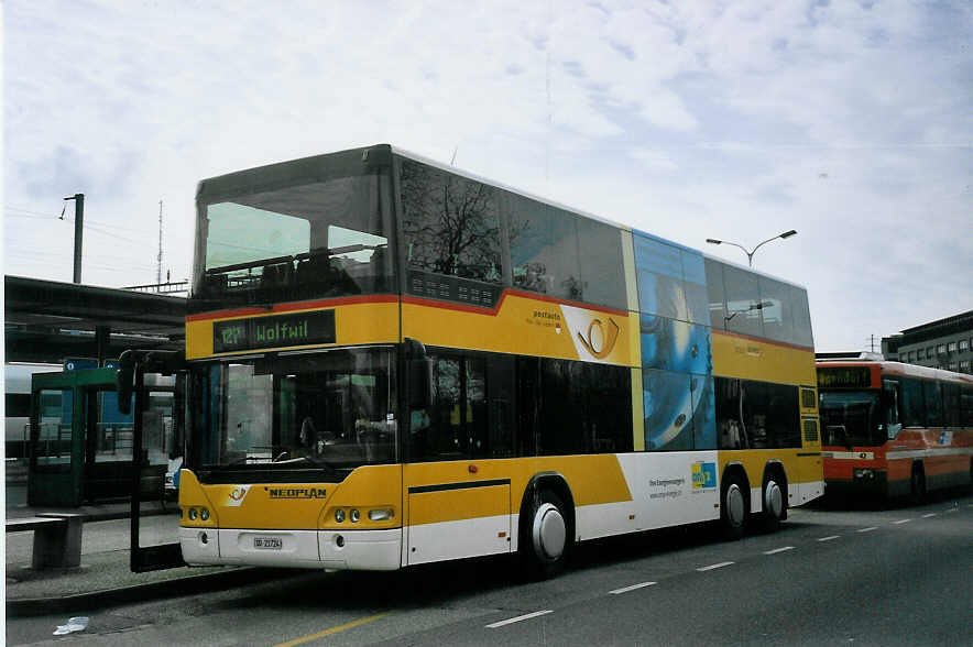 (075'818) - Wyss, Boningen - SO 21'724 - Neoplan am 31. M�rz 2005 beim Bahnhof Olten