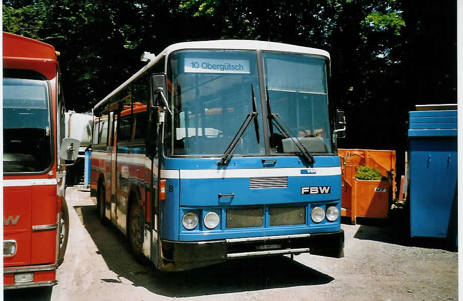 (076'816) - Bucheli, Kriens (RWB) - Nr. 8 - FBW/FHS am 29. Mai 2005 in Oberburg, Ziegelgut