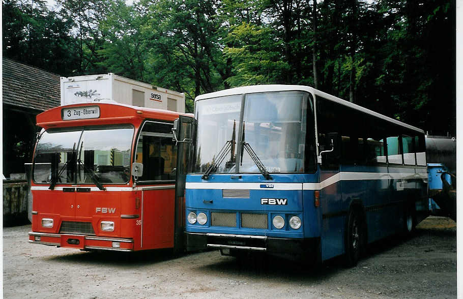 (077'006) - Bucheli, Kriens (RWB) - Nr. 8/AG 9380 U - FBW/FHS am 29. Mai 2005 in Oberburg, Ziegelgut