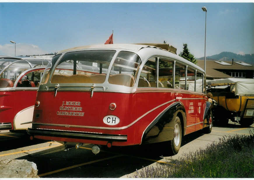 (077'714) - Meier, Gr�t - Nr. 12 - FBW/R&J (ex Wespe, Altst�tten; ex AFA Adelboden Nr. 12) am 18. Juni 2005 in Hinwil, AMP