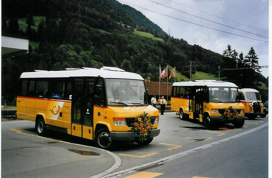 (078'121) - Portenier, Adelboden - Nr. 7/BE 90'275 - Mercedes/Kusters am 25. Juni 2005 beim Bahnhof Reichenbach