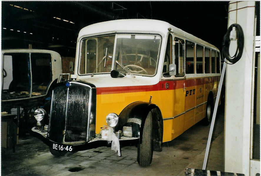 (078'808) - FRAM Drachten - Nr. 8/BE-16-46 - Saurer/Mowag (ex Bus-Halter, Wil Nr. 23) am 21. Juli 2005 in Drachten, Autobusmuseum