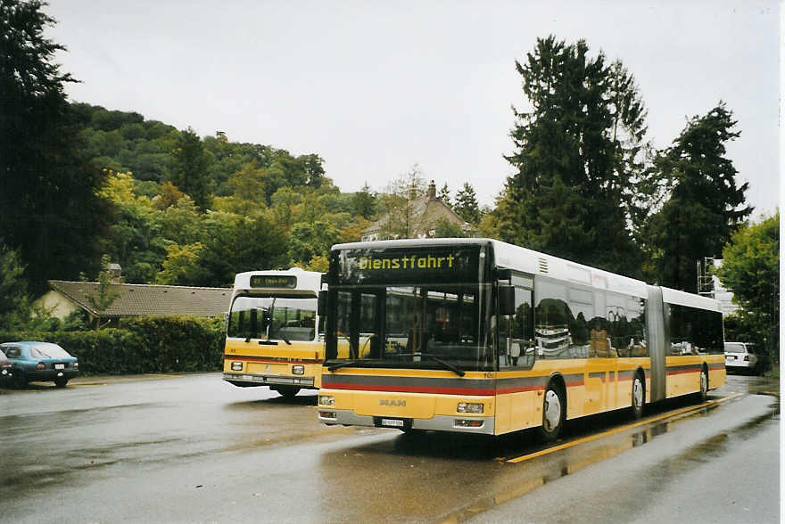 (080'416) - STI Thun - Nr. 106/BE 577'106 - MAN am 17. September 2005 bei der Schiffl�ndte Thun