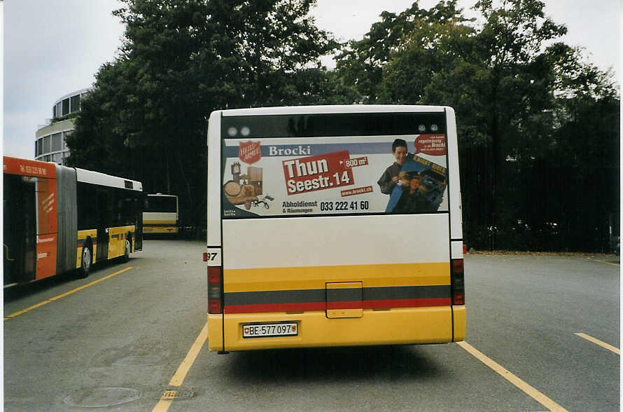 (080'427) - STI Thun - Nr. 97/BE 577'097 - MAN am 18. September 2005 bei der Schiffl�ndte Thun