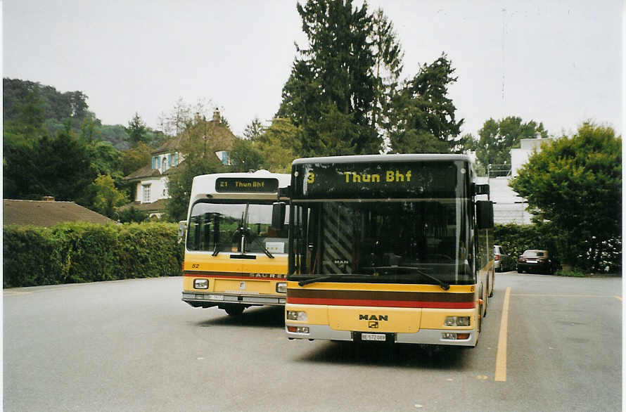 (080'430) - STI Thun - Nr. 89/BE 572'089 - MAN am 19. September 2005 bei der Schiffl�ndte Thun
