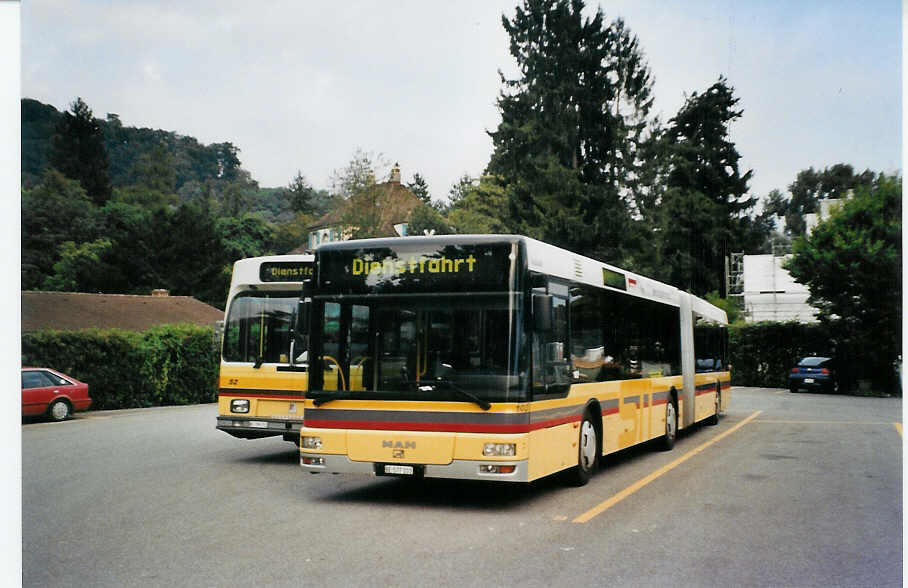(080'501) - STI Thun - Nr. 103/BE 577'103 - MAN am 21. September 2005 bei der Schiffl�ndte Thun