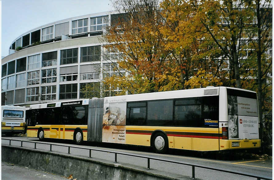 (081'516) - STI Thun - Nr. 87/BE 572'087 - MAN am 14. November 2005 bei der Schiffl�ndte Thun