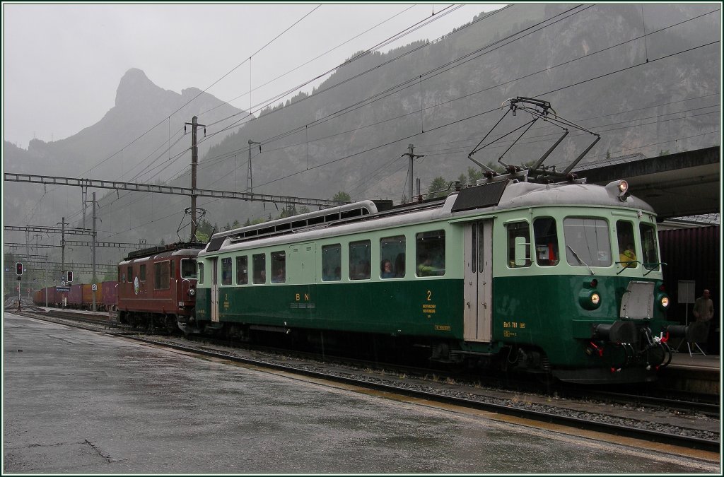 100 Jahre BLS: Be 4/4 und Re 4/4 in Kandersteg.
29. Juni 2013